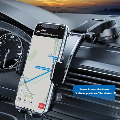Vacuum Suction Car Phone Mount Adjustable Dashboard Windscreen Holder Universal Smartphone Bracket for V888-ELOSUNG54081