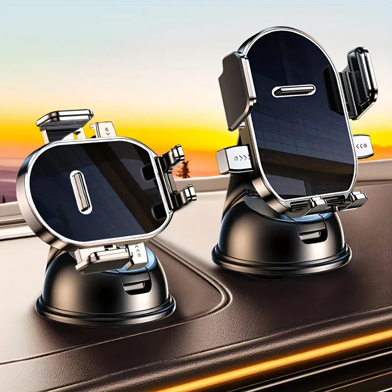 Universal Car Phone Mount Dashboard Windscreen Holder Anti Slip Vacuum Suction Mobile Phone Stand 360 V888-ELOSUNG54082