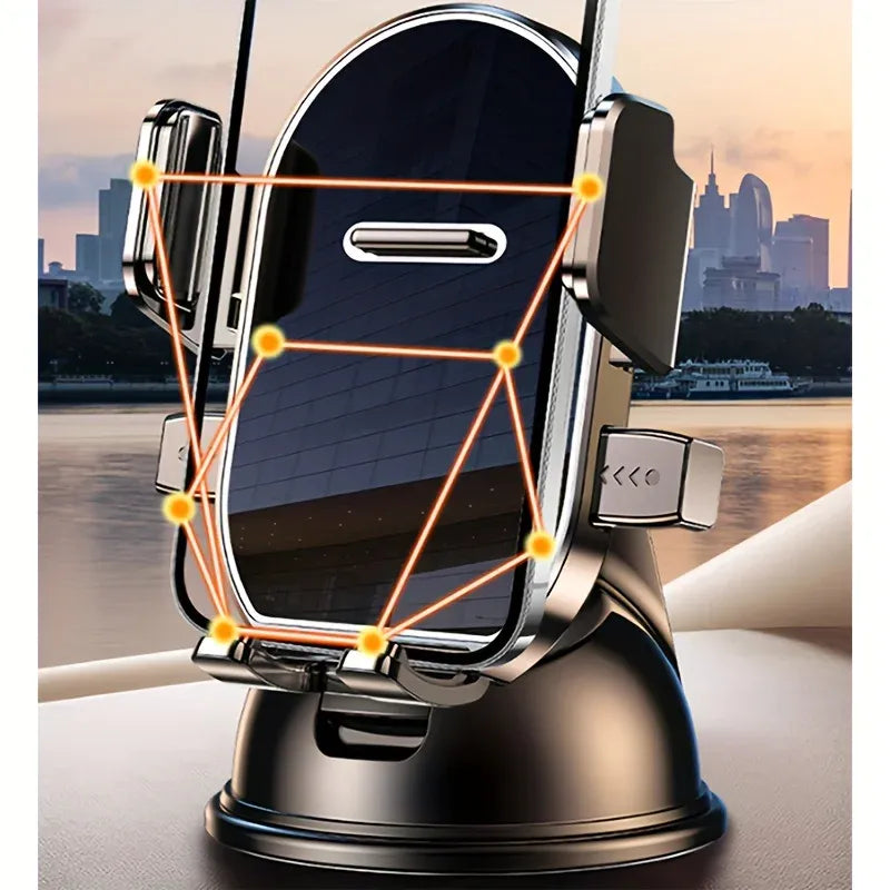 Universal Car Phone Mount Dashboard Windscreen Holder Anti Slip Vacuum Suction Mobile Phone Stand 360 V888-ELOSUNG54082
