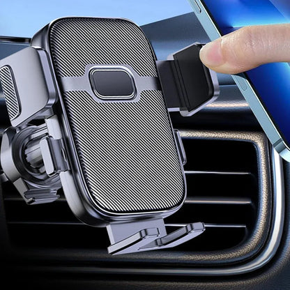 Universal Car Air Vent Phone Mount (Black Textured Finish) - 360 degrees Adjustable, Non-slip Navigation V888-ELOSUNG54084