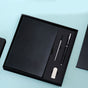 Black A5 Business Notebook Gift Set with 8GB USB Drive Executive Journal Pen Set Premium Office Meeting V888-ELOSUNG54095