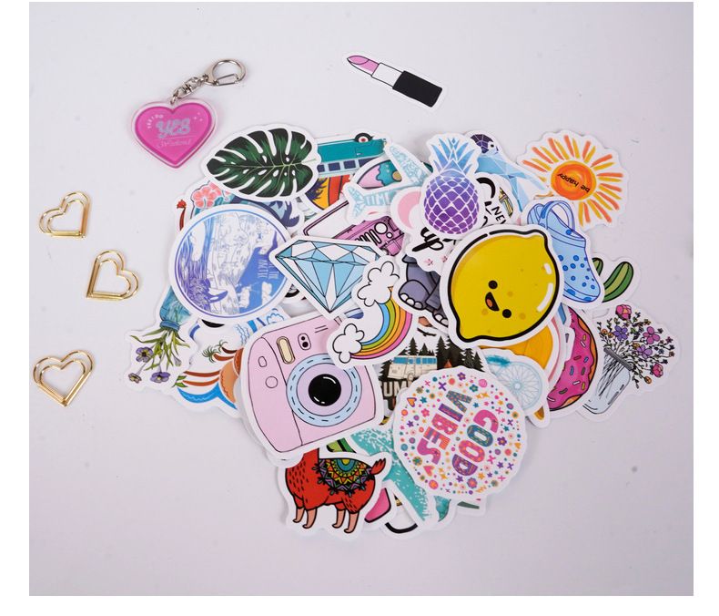 DIY Journal Set for Girls Scrapbook Kit Creative Diary Craft Gift Set with Stickers Pens Washi Tape Birthday V888-ELOSUNG54112
