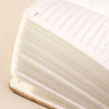 White Eco-Friendly Cork A5 Notebook Gift Set with Matching Pen Business Journal Office Meeting Writing Gift V888-ELOSUNG54114