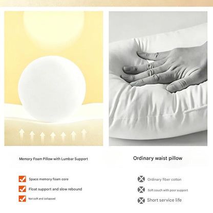 Grey Memory Foam Pregnancy Support Pillow for Side Sleeping, Adjustable Maternity Belly and Back Support V888-ELOSUNG54142