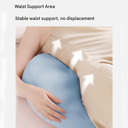 Pink Memory Foam Pregnancy Support Pillow for Side Sleeping, Adjustable Maternity Belly and Back Support V888-ELOSUNG54143