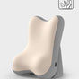 Beige Memory Foam Reading Pillow & Back Support Cushion with Adjustable Wedge, Ergonomic Neck and Lumbar V888-ELOSUNG54156