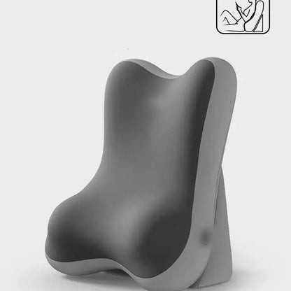 Gray Memory Foam Reading Pillow & Back Support Cushion with Adjustable Wedge, Ergonomic Neck and Lumbar V888-ELOSUNG54157