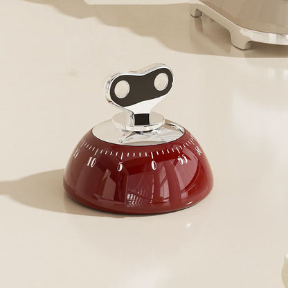Red 60-Minute Magnetic Mechanical Kitchen Timer Countdown Clock for Cooking, Study, Productivity and Time V888-ELOSUNG54247