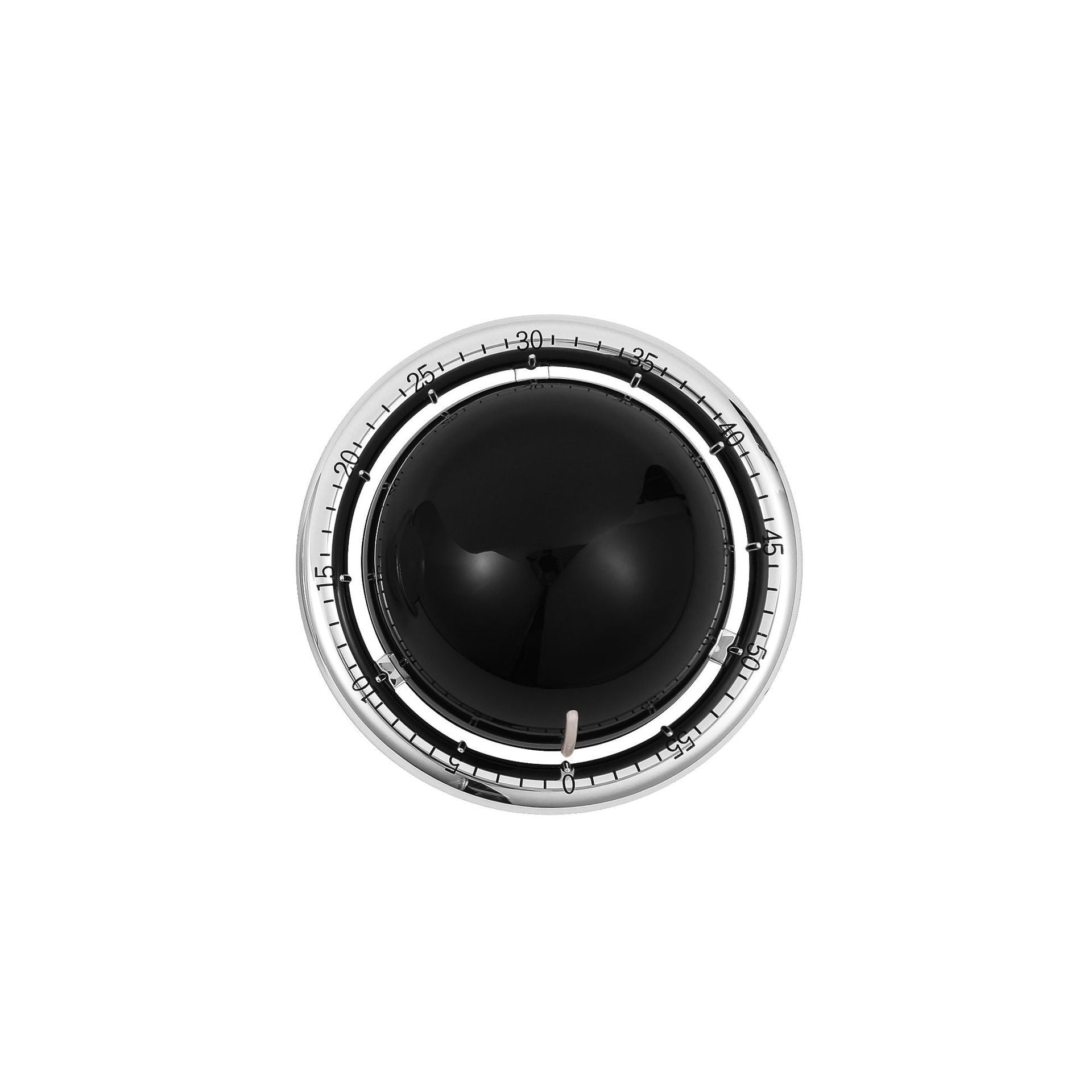 Black Retro Planet Mechanical Kitchen Timer Magnetic Countdown Clock Battery-Free Metal Core Loud Alarm for V888-ELOSUNG54272