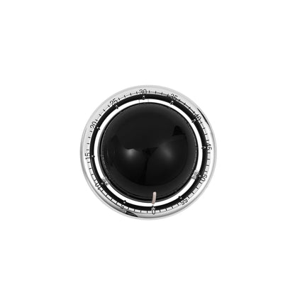Black Retro Planet Mechanical Kitchen Timer Magnetic Countdown Clock Battery-Free Metal Core Loud Alarm for V888-ELOSUNG54272