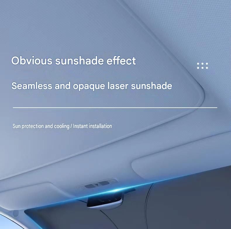 Car windshield sun visor, 55.1 x 27.6 inches, foldable windshield sun visor, UV protection, heat insulation, V888-ELOSUNG543029