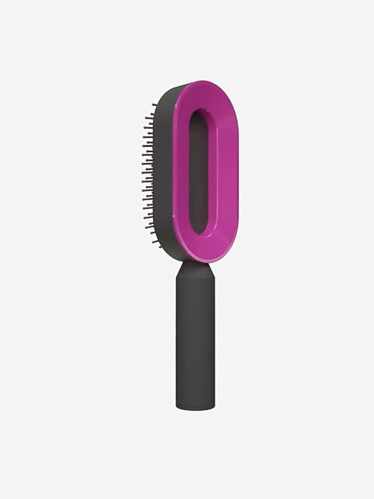 Self Cleaning Hair Brush for Women - One-Key Cleaning, Airbag Scalp Massage, Anti-Static Comb for Home & V888-ELOSUNG60007