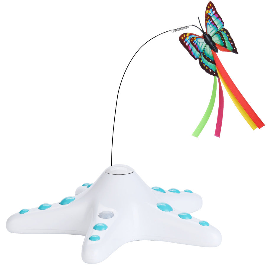 Starfish Butterfly Cat Teaser Toys V888-ELOSUNG747