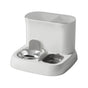 Pet automatic feeding water dispenser stainless steel bowl grey 28.5 * 28.5 * 25CM V888-ELOSUNG966