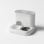 Pet automatic feeding water dispenser ceramic bowl grey 28.5 * 28.5 * 25CM V888-ELOSUNG969