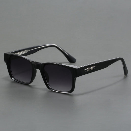 Black Trendy Oversized Lightweight Blue Light Blocking Sunglasses for Men - Anti-Fog, Photochromic, and UV V888-LOSUNG17461
