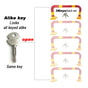 Arch Parking Barrier Fold Down Vehicle Security Locker Keyed Alike V891-CAR-PBTNALIKE-X1