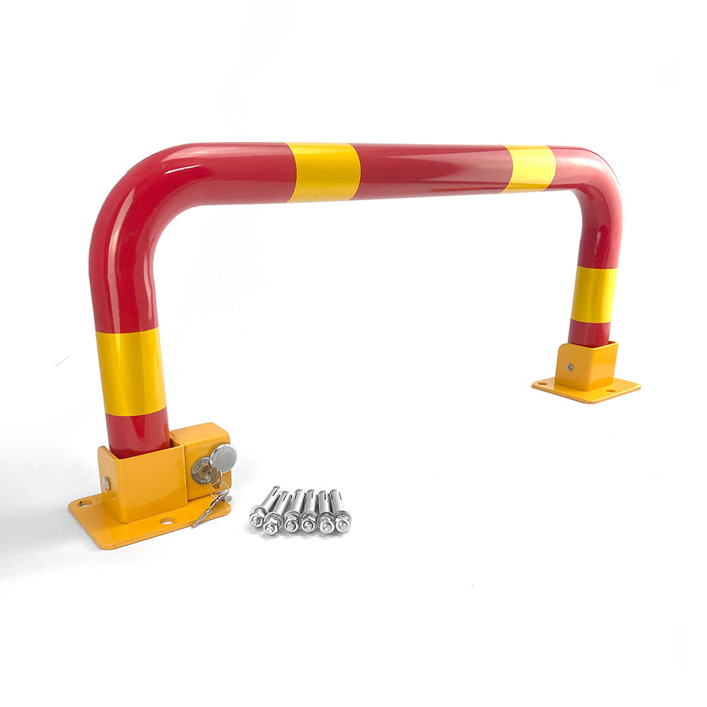 Arch Parking Barrier Fold Down Vehicle Security Locker Keyed Alike V891-CAR-PBTNALIKE-X1