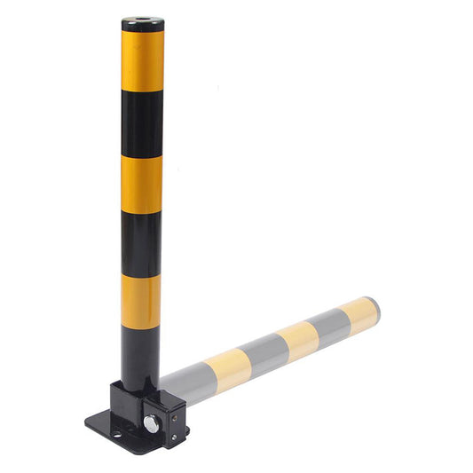 Fold Down Vehicle Security Car Parking Lock Safety Barrier Bollard Locker Barrier -Black V891-CAR-RCBB-X1
