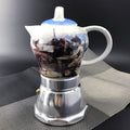 Afternoon Tea Vintage Porcelain Ceramic Italian Stove Top Espresso Coffee Maker 3-4Cups 200ml V891-HW-CCMS-X1
