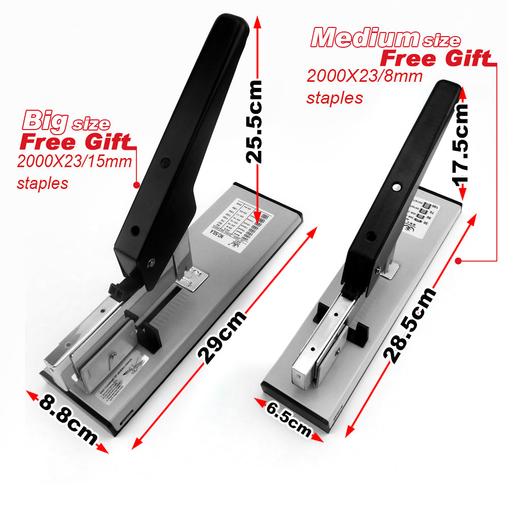 Heavy Duty Big Size Stepler With Free 2000x23/15 Steples Office Stationary V891-HW-HDS15-X1