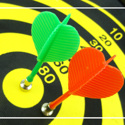 17" Magnetic Rollup Dart Board 6 Darts Large Double Side Dartboard Game V891-HW-MDB-X1