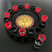 Wine Game Shot Drinking Roulette Set with Casino Spin Glass Shot Party Bar Game V891-HW-SDRS-X1