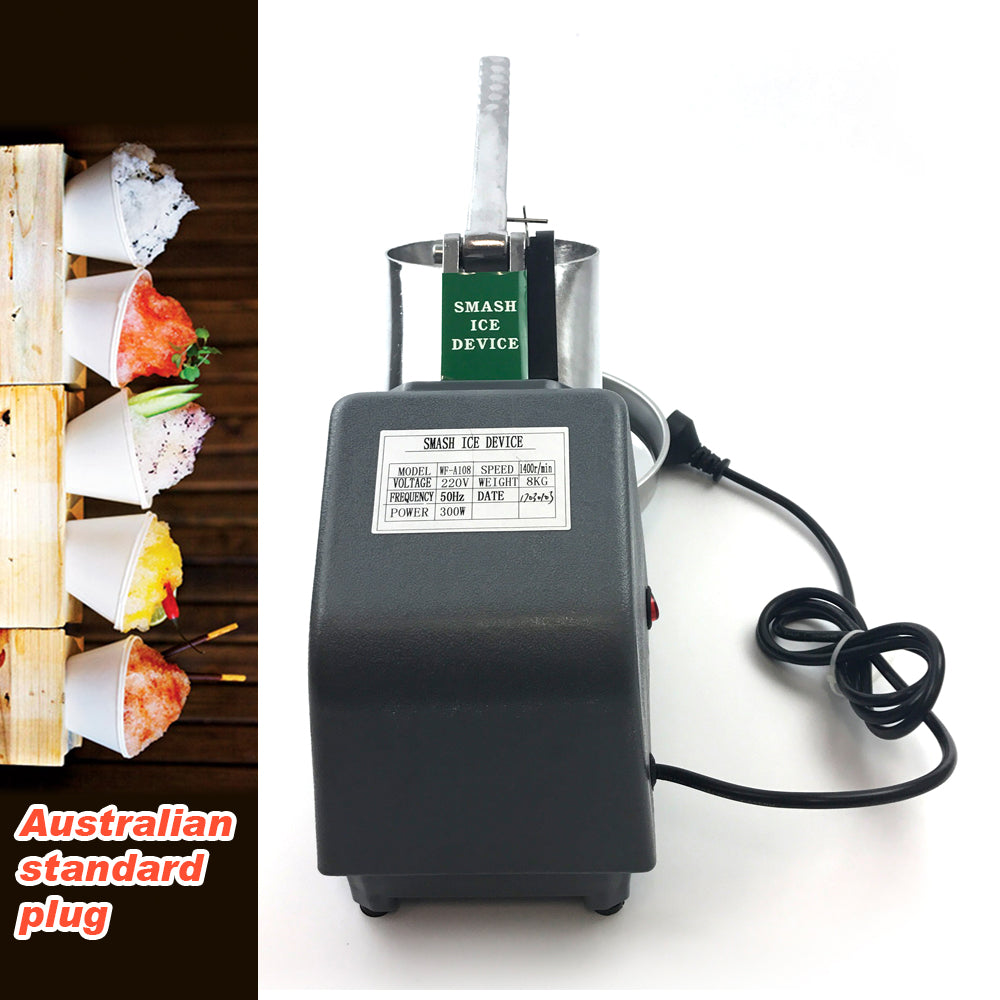 Electric Ice Crusher Ice Shaver Snow Cone Maker Machine Home Commercial AU Plug V891-KIT-ICECRUSHER-X1