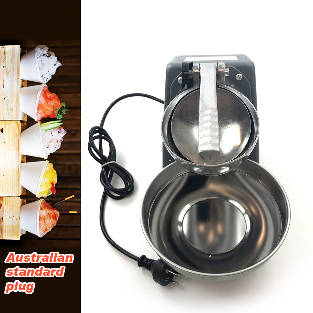 Electric Ice Crusher Ice Shaver Snow Cone Maker Machine Home Commercial AU Plug V891-KIT-ICECRUSHER-X1