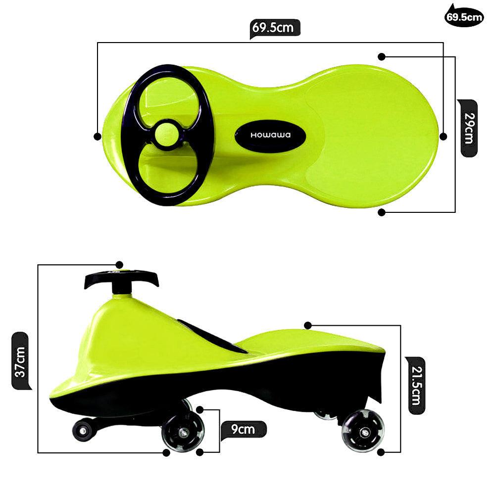 Red-Glide Walker Swing Car Twist Car Rind On Toy Italian Designer For Children Outdoor V891-TOY-ISCR-X1