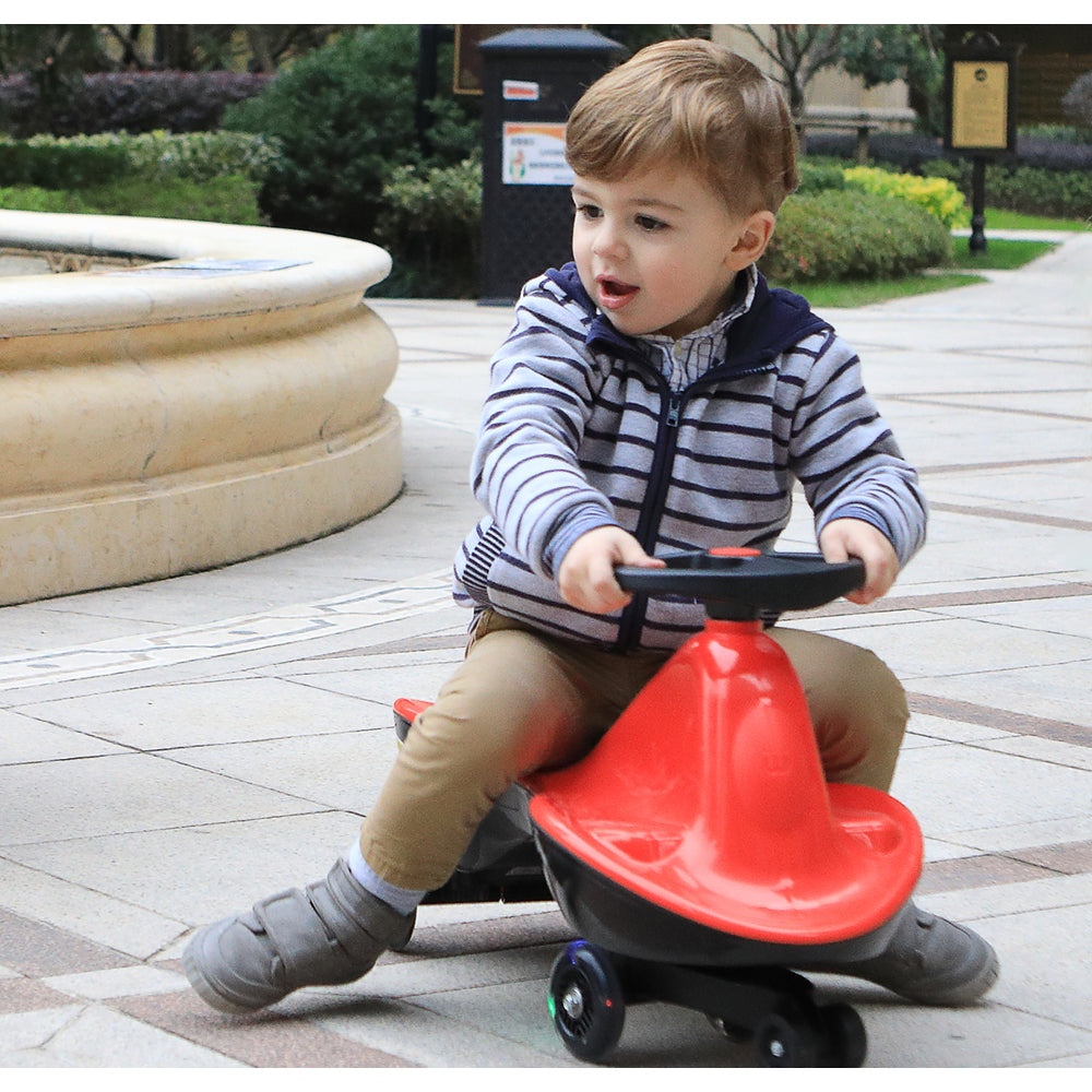 Rococo Pink-Glide Walker Swing Car Twist Car Rind On Toy Italian Designer For Children Outdoor V891-TOY-ISCRP-X1