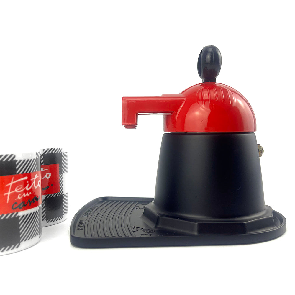 Red Mini Expresso 2Cups Ceramics Coffee Maker Moka Coffee Maker Italian Classic V891-ZY-COF-NE2CUPC-X1