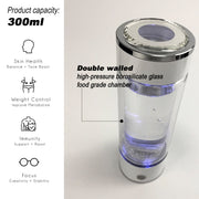 300ml H2 Hydrogen Water Bottle Alkaline Ionizer High compatibility AU V891-ZY-H2BOTTLE-X1