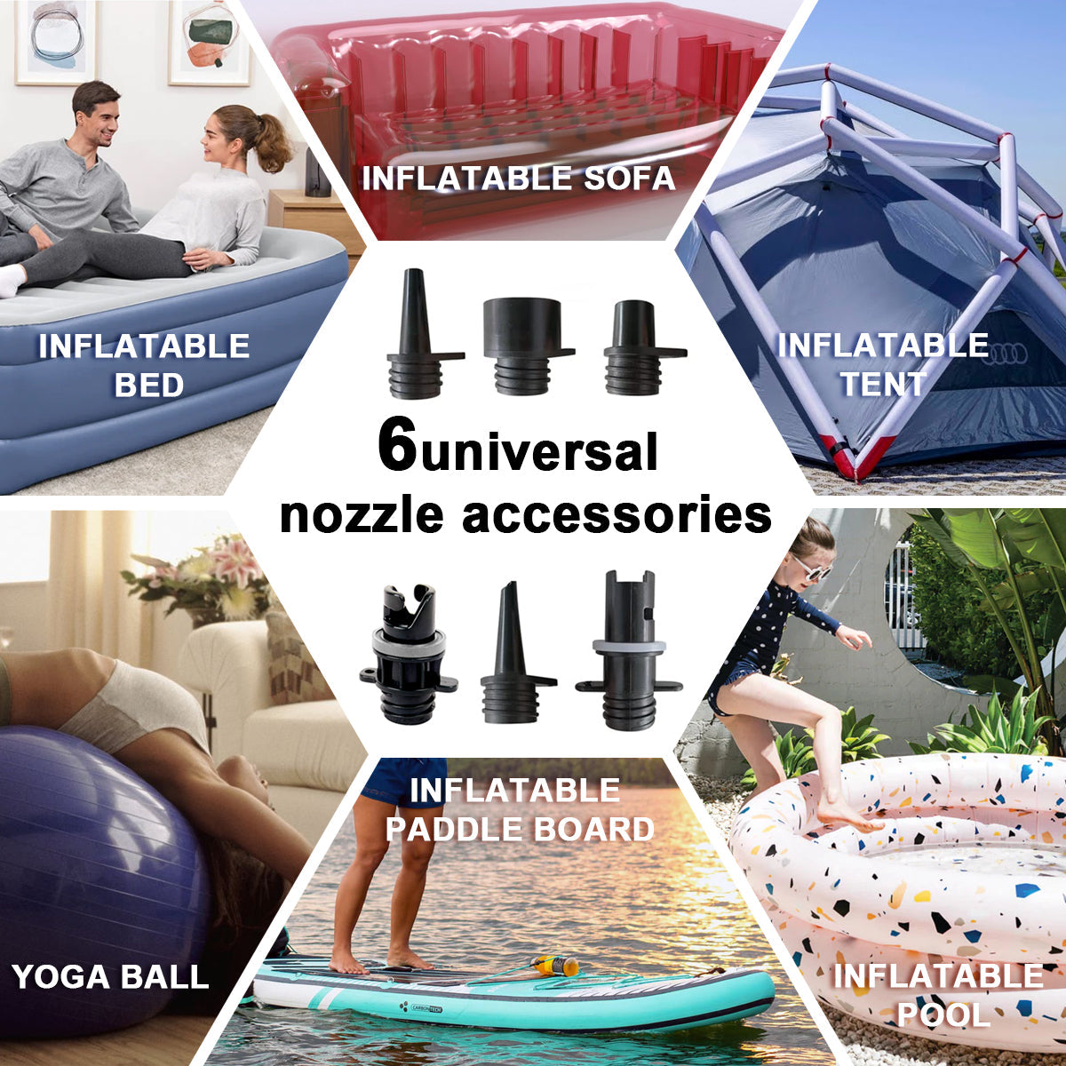 Electric 20PSI HT-782 High Pressure SUP Electric Air Pump 12V DC Paddle Board V891-ZY-PUMPHT782-X1