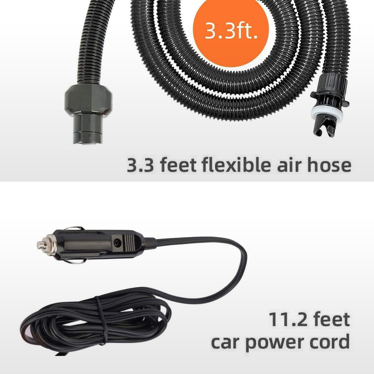 Electric 20PSI HT-782 High Pressure SUP Electric Air Pump 12V DC Paddle Board V891-ZY-PUMPHT782-X1