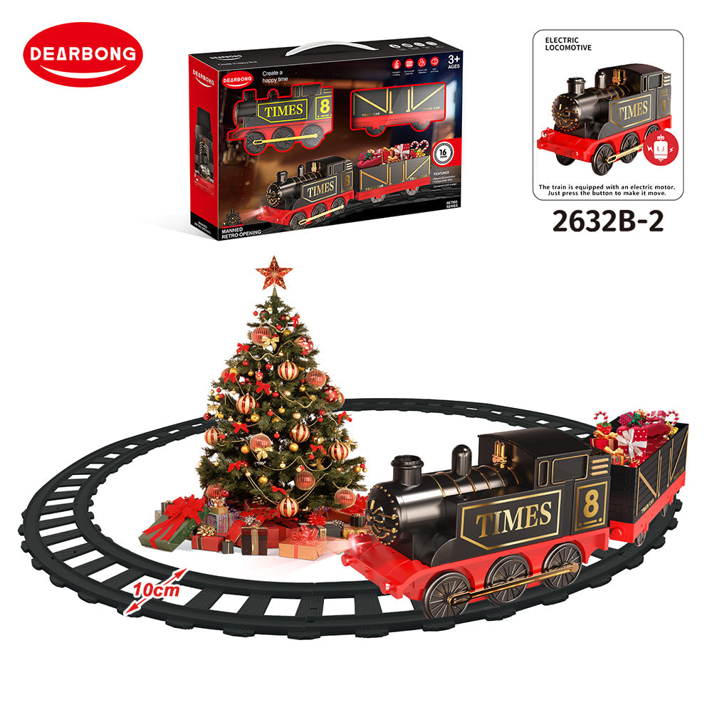 Electric Christmas Classic Train Toy Kids Set Railway Music With 16pcs Tracks AU STOCK V891-ZY-SMALLTRAIN-X1