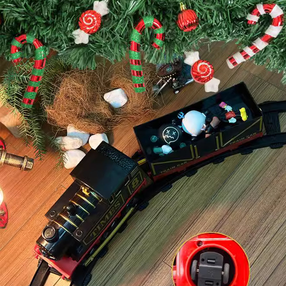 Electric Christmas Classic Train Toy Kids Set Railway Music With 16pcs Tracks AU STOCK V891-ZY-SMALLTRAIN-X1