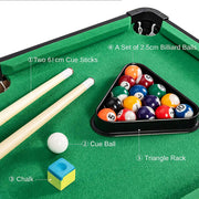 Wooden Mini Snooker Tables Billiards Game Pool Table Set Toy Extra Size For Kids V891-ZY-TABLEBNEW-X1