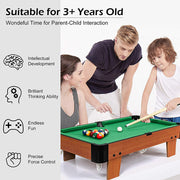 Wooden Mini Snooker Tables Billiards Game Pool Table Set Toy Extra Size For Kids V891-ZY-TABLEBNEW-X1