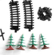 Electric Classic Toy Train Set Vehicle Rail Track Carriages Kids V891-ZY-TRAINTONBC-X1