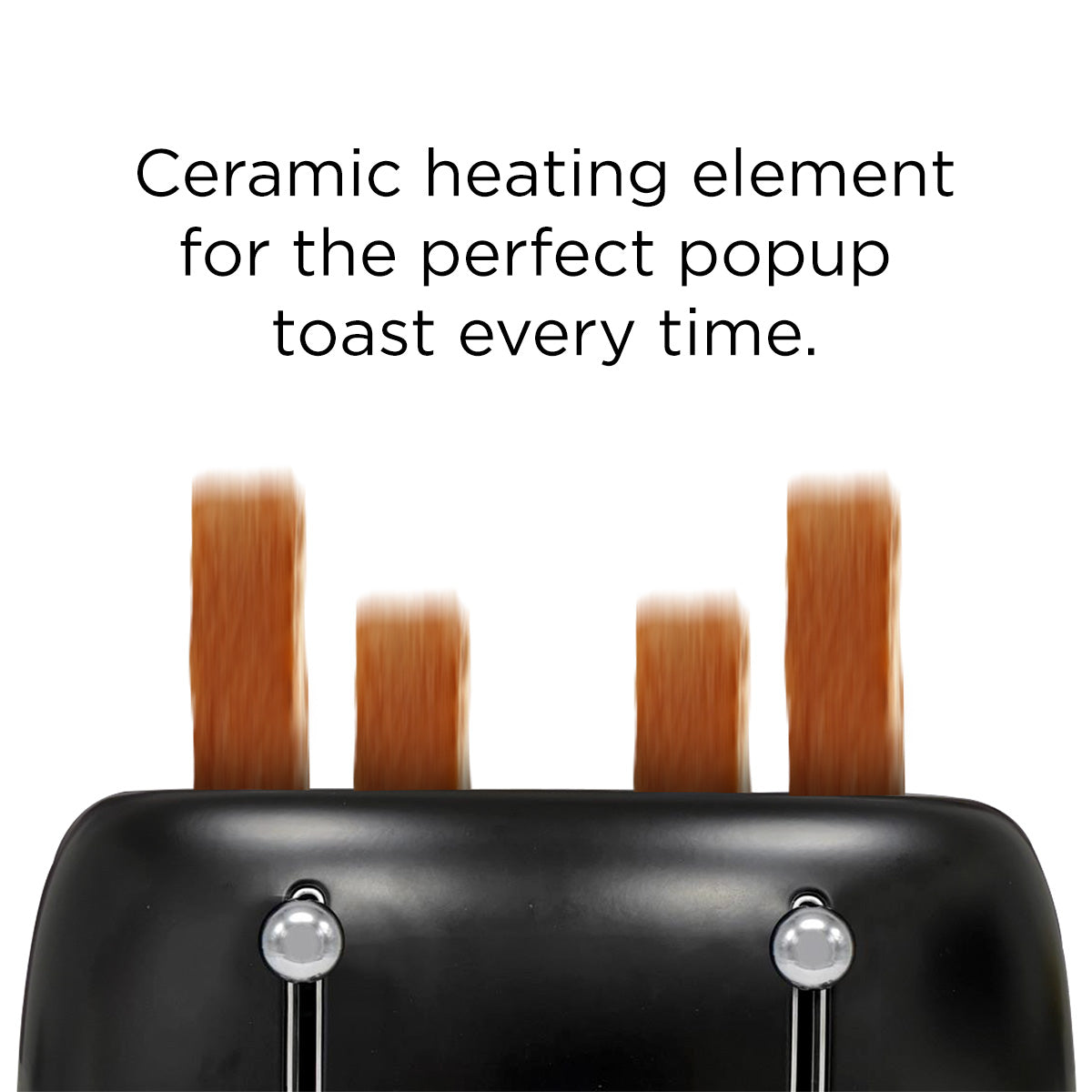 Bonzachef Multitoast Plus 4-Slice Popup Toaster With Ceramic Heating Element V893-BONZACHEF-MULTI-TOAST-PLUS-TOASTER