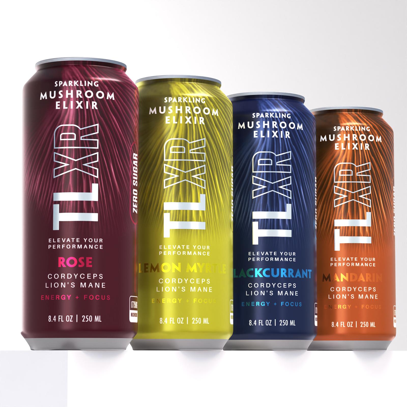 TLXR Sparkling Mushroom Elixir - Rose - Pack of 4 V903-ROS-251