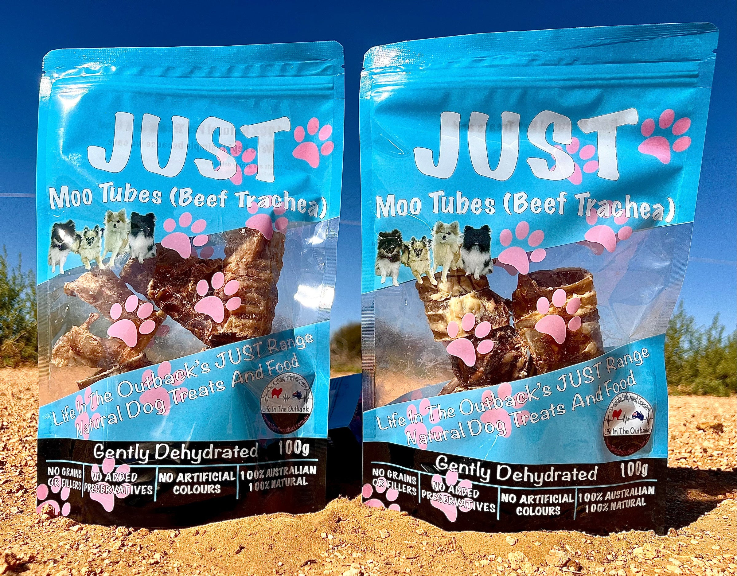 1x Just Moo Tubes ( Beef Trachea ) V908-271729171127
