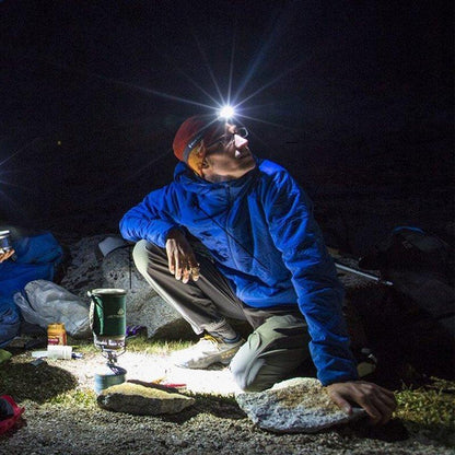 3 Mode Headlamp with COB LED Technology-Black/Blue V915-BR0029-BK