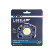3 Mode Headlamp with COB LED Technology-Black/Blue V915-BR0029-BK