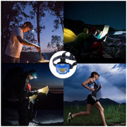 5 Mode Headlamp with COB LED Technology-Blue/Black - Blue V915-BR0030-BL