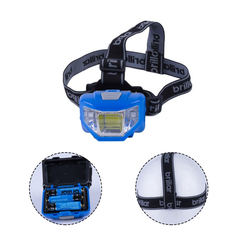 5 Mode Headlamp with COB LED Technology-Blue/Black - Blue V915-BR0030-BL