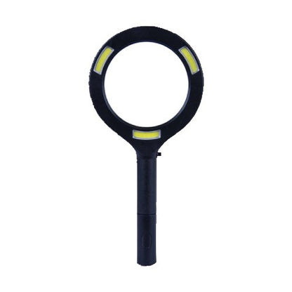 Brillar Light Up Magnifying Glass with COB LED Technology-Black/Navy V915-BR0044-BK