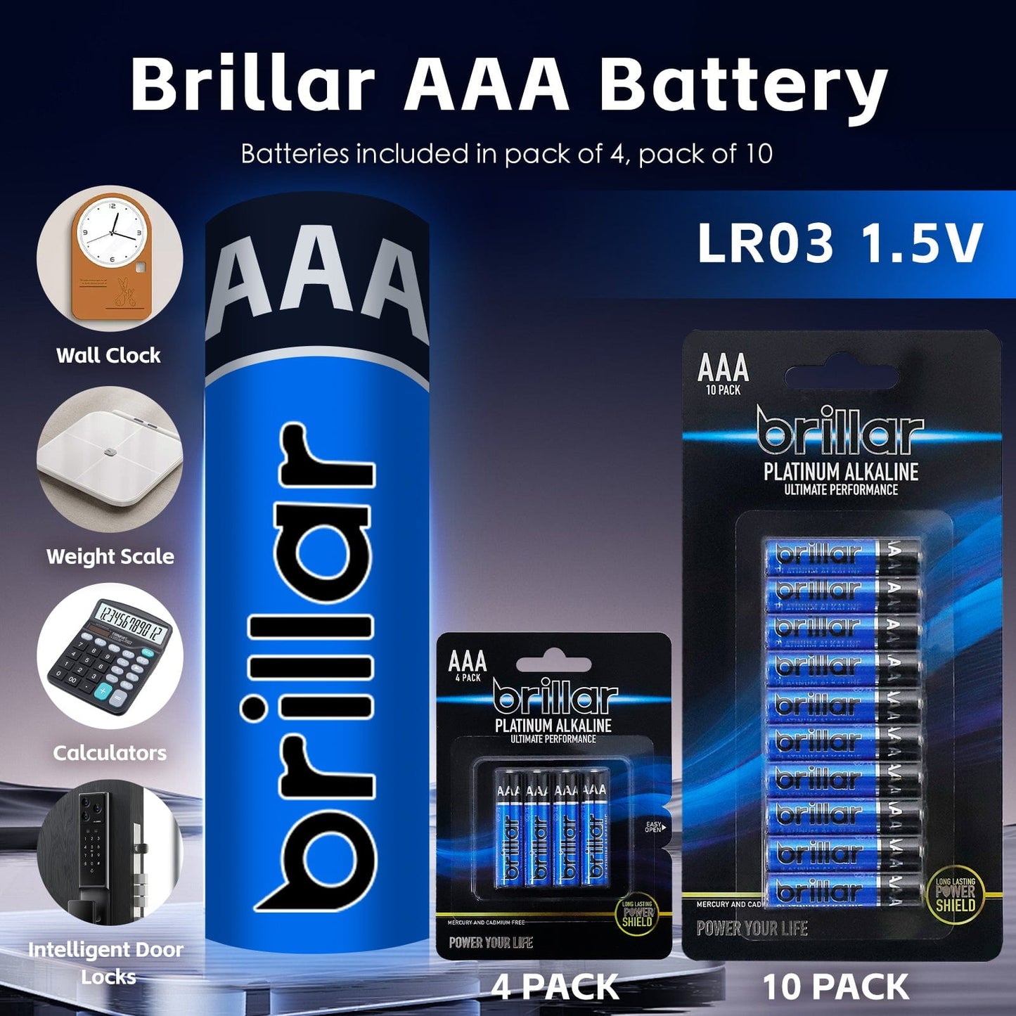 48 Pcs of AAA Platinum Alkaline Batteries V915-BR0062X2