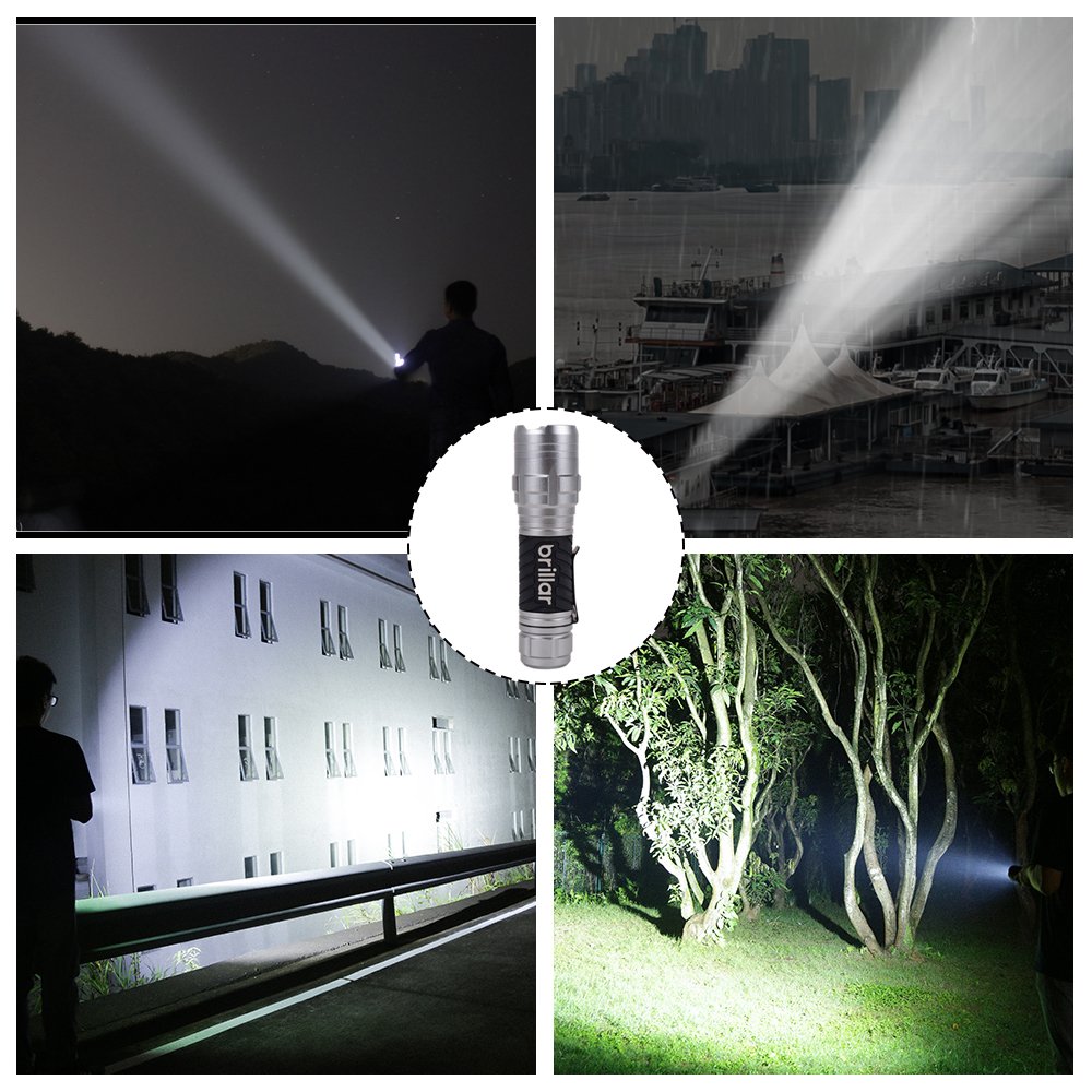Brillar Mighty Mate Flashlight - 300 Lumen Battery Torch V915-BR0077